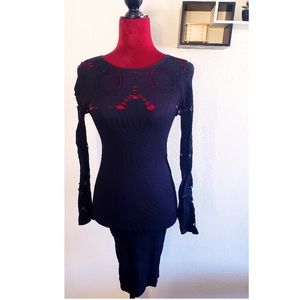 Black Fitted Cocktail Dress